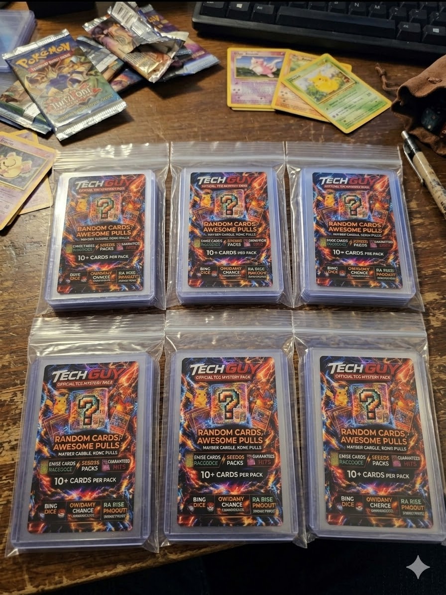 Six Pokémon Packs 2.0 | By Tech Guy Tavistock